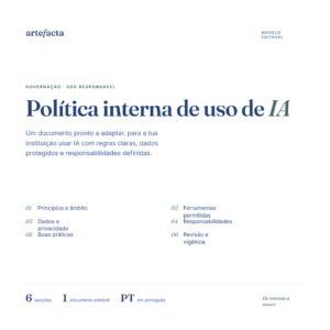 Politica interna uso IA em Instituições Culturais